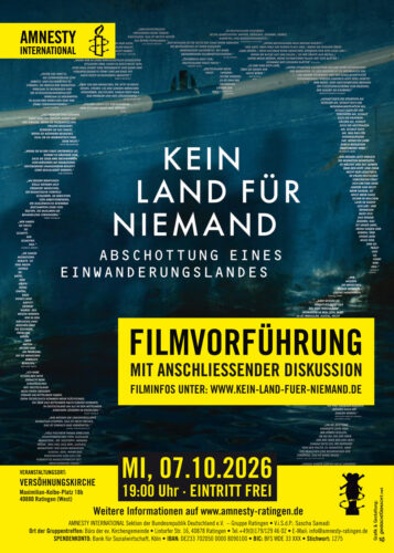 Plakatmotiv "Kein Land für Niemand"