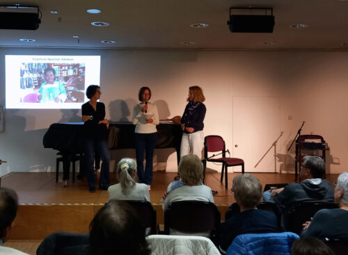 Almut, Marion und Mechtild stellen positive Fälle der Amnesty-Arbeit vor