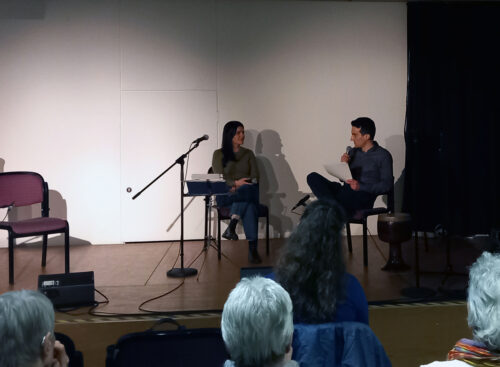 Mariam Claren und Sascha Samadi im Gespräch