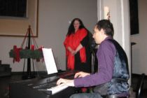 Nadia Meroni (Gesang) und Robin Huq (Piano und Gesang)