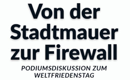 Titel "Von der Stadtmauer zur Firewall"